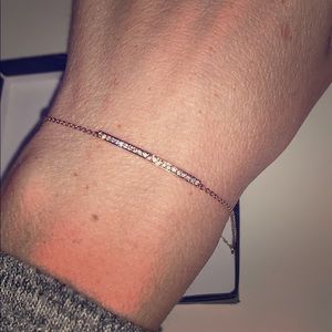 Nadri Gold bracelet with faux diamond